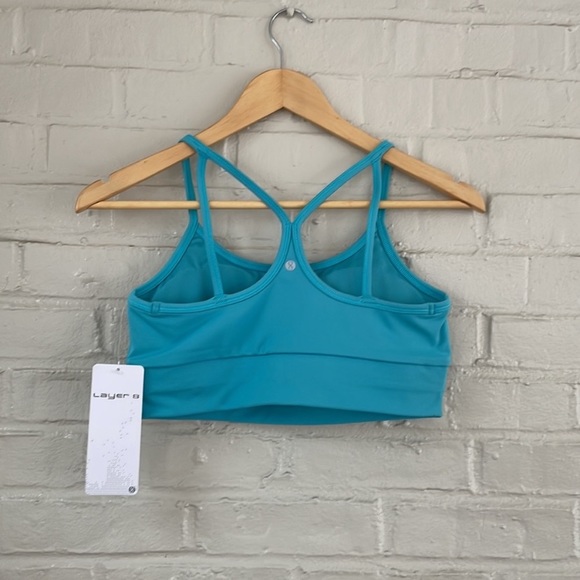 NWT Layer 8 APANA spirts bra color Teal Sz Small - Picture 2 of 4